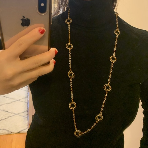 Long Ralph Lauren gold color necklace - Picture 1 of 6
